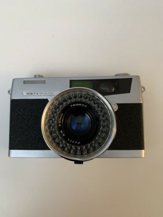 Rare Petri 7s Vintage 35mm Film Rangefinder Camera F/2.  8 45mm Lens