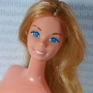 (b19) Nude Mattel Barbie Vintage 1977 Fashion Photo Superstar Doll For Ooak