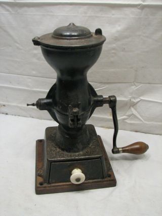 Antique Enterprise Mfg Co Mod 1 Cast Iron Coffee Grinder Mill 1873 Pat Phila Pa