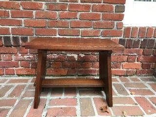 Contemporary Stickley Mission Style Side Table