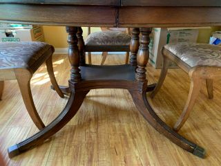 Antique Dining Table and Chairs 2