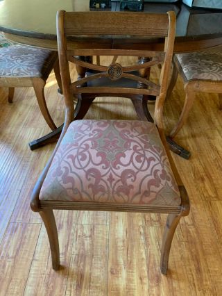 Antique Dining Table and Chairs 3