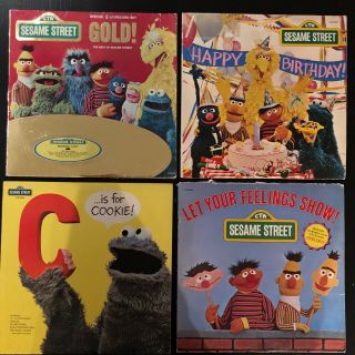 Vintage Sesame Street Records