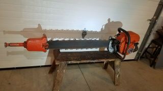 Vintage Disston Mercury Do - 100 2 Man 34 " Bar Chainsaw Project Or