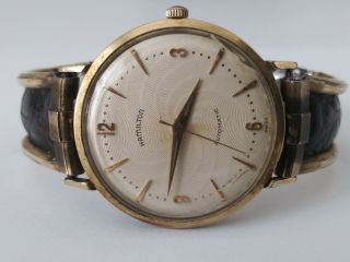 Vtg Hamilton Automatic 10k Gold Filled Mens Wrist Watch " Rare "