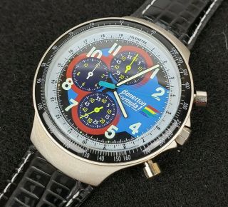 Vintage Benetton Formula 1 Racing Quartz Wrist Watch