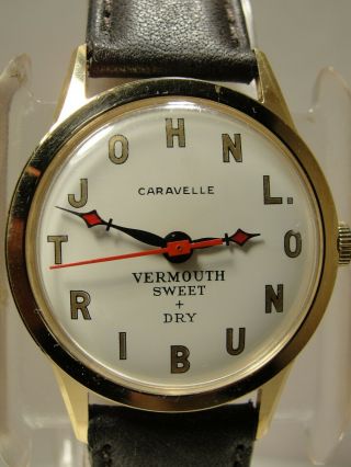 Vintage Men Caravelle Watch,  17 Jewel Mechanical Movement,  Made By Bulova