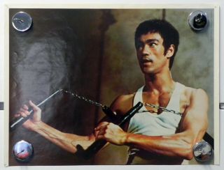 Vintage Color Bruce Lee Scenes Posters 1972 (return Of The Dragon) 21 1/2 " X 16