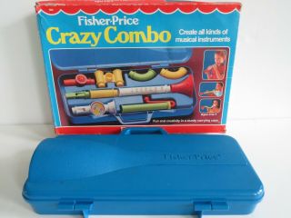 Vintage Fisher Price Crazy Combo With Box 604