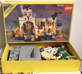 1989 Lego Pirates 6276 Eldorado Fortress 100 Complete W/ Box & Instructions