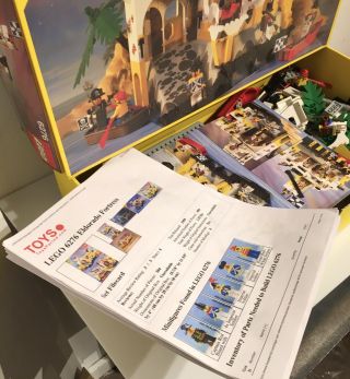 1989 LEGO Pirates 6276 Eldorado Fortress 100 Complete w/ Box & Instructions 6
