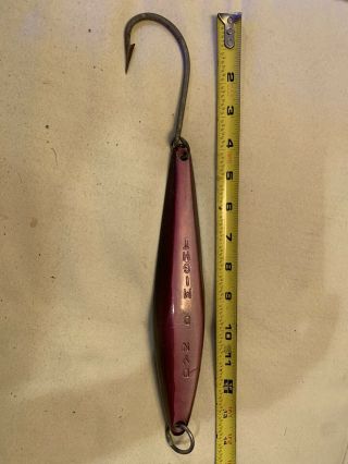 Saltwater Iron Fishing Jig Dyn O Might Very Large Vintage
