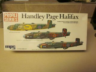 Vintage Airfix Of The Handley Page Halifax Model Aircraft Kit V/g Cond.