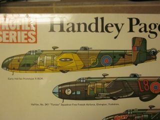 VINTAGE AIRFIX of the Handley Page Halifax MODEL AIRCRAFT KIT V/G COND. 2
