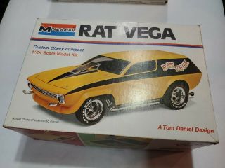 Monogram Tom Daniel Rat Vega 1/24 Scale Box Only