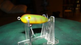 Vintage Heddon Tiny Torpedo Topwater Lure Old Fishing Lures Crankbait Bass Plug