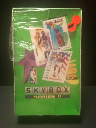 1991 - 92 Skybox Series Ii 2 Factory Hobby Box 36 Packs