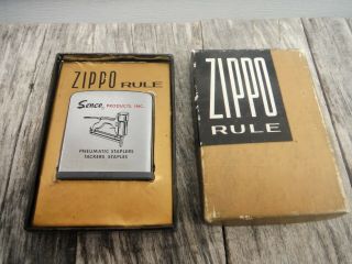 Vintage Zippo Senco Staplers Tape Measure Advertising Nr Zippo Rule