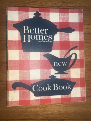 Vintage Better Homes And Garden Cookbook 1962 3rd Printing