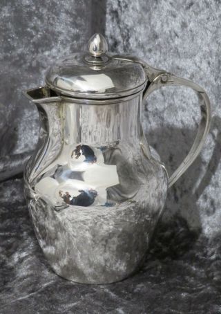 Antique Sterling Silver French Arts And Crafts Art Nouveau Jug C1900