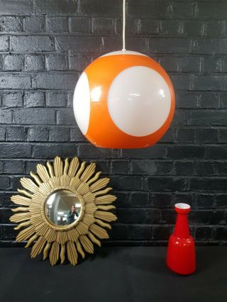 N°416 Ufo Lampe Luigi Colani - Space Age Design Deco Loft 70 - Orange