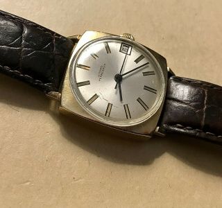 Rare Girard Perregaux men’s watch,  automatic,  c 1970’s,  rare square case round d 2