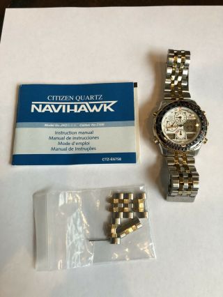 Citizen Navihawk C300 World Time Chronograph - - Battery