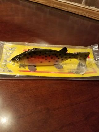 Vintage Bear Creek ? Ice King ? Ice Spearing Decoy Rare Trout
