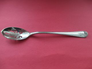 Rare - Vintage F.  A.  Knowlton Sterling Silver Small Slotted Spoon 1844 - 1910