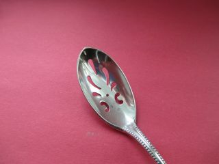 Rare - Vintage F.  A.  KNOWLTON STERLING SILVER Small Slotted Spoon 1844 - 1910 2