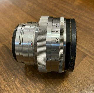 Zeiss Opton Sonnar T 50 f1.  5 - CLA Serviced Adapted to Sony NEX or Mirrorless 3
