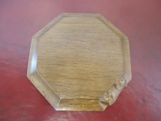 Vintage Robert ' Mouseman ' Thompson Board / Tea Pot Stand / Cheese Board 5