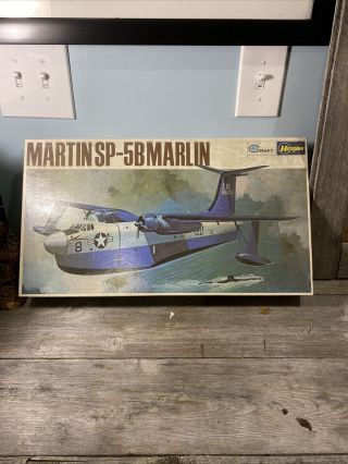 Vintage Hasegawa/mini Craft Martin Sp - 5b Marlin 1:72 Plastic Model Kit