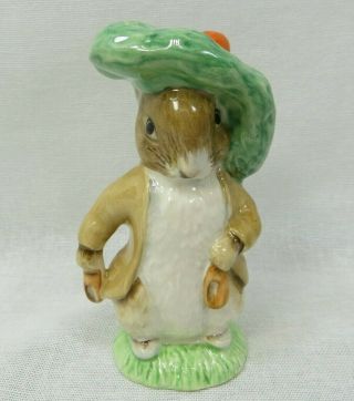 Vintage 1989 Royal Albert " Benjamin Bunny " Beatrix Potter Figurine