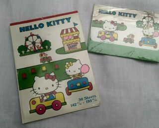 Hello Kitty Stationery (notepad W/envelopes) Vintage 1976 Sanrio Co Ltd
