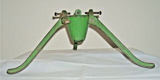 Vintage Cast Iron “arcade” Christmas Tree Stand From The 1930’s.