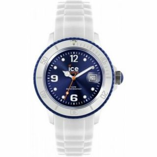 Ice - Watch Dark Blue Dial White Rubber Strap Watch 40mm Si.  Wb.  U.  S.  11