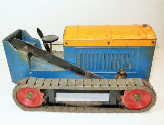 Antique Vintage - Structo Metal Bulldozer Great 1920s