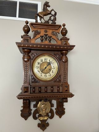 Antique Junghans German Wall Clock