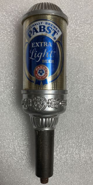 Vintage Bar Advertising Pabst Extra Light Beer Tap Pull Handle