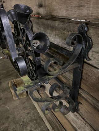 Antique Rotating Brass Bells Mechanical Door bell Dinner Bell Wrought Iron BELLS 3