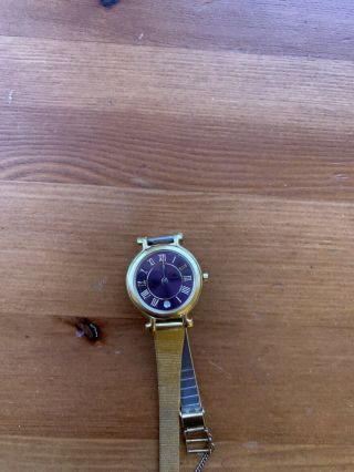 Vintage Raymond Weil Ladies 18k Gold Plated Quartz Watch 9936 - 2