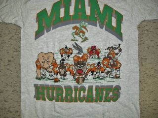 Miami Hurricanes Shirt Vintage 90 