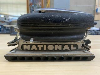 National Detroit Inc Model 600 Pneumatic Straight Line Sander Vintage Antique