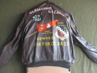 Wwii Style A - 2 Painted Flight Jacket Bell X - 1 Mach Buster Yeager Size 48 R