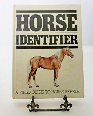 Vintage Book Horse Identifie Breeds World Art Illustrated Biology Hb