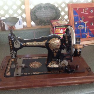 Jones (hand Crank) Sewing Machine (antique) Late 1800 