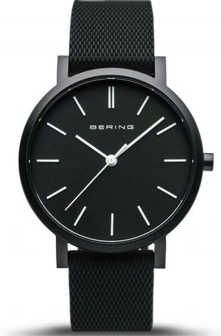 Bering Unisex Analogue Quartz Watch With Silicone Strap 16934 - 499.  Rrp £99
