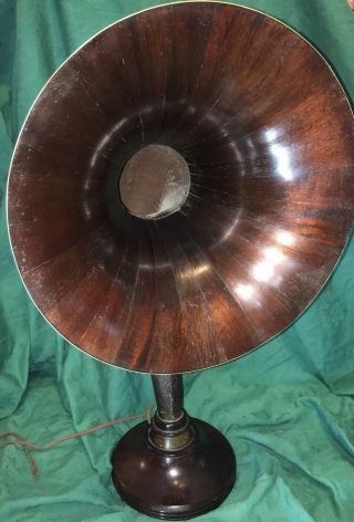1926 Orchestrion Deluxe Antique Radio Horn Speaker w/Wood Bell 4