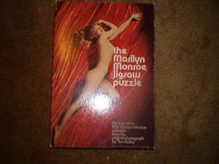 Marilyn Monroe Jigsaw Puzzle The Legendary 1952 Calendar Playboy Vintage Nude